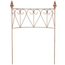 položky Záhradný kolík, kovová mriežka na kvetinové záhony a všestrannú záhradnú dekoráciu, 60 cm