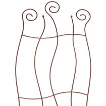 položky Kovová záhradná mriežka so zaobleným dizajnom pre popínavé rastliny, 110 cm