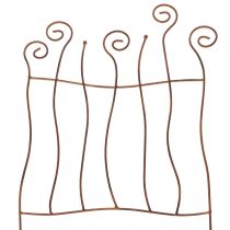 položky Mriežka, lezecká pomôcka, zakrivený kov, umelecká záhradná dekorácia, 72 cm