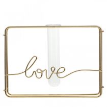 položky Držiak na skúmavky kovová dekoratívna váza na skúmavky 11,5 cm