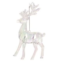položky Akrylové ozdoby na vianočný stromček so sobami, 14 cm, 4 kusy