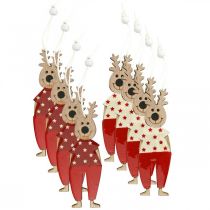 položky Sobík na zavesenie, vianočné ozdoby, ozdoby na vianočný stromček, drevené ozdoby na advent V13cm 8 ks