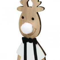 Článok Drevená dekorácia soba figúrka vianočná na kladenie 12×6,5cm H45cm 2ks