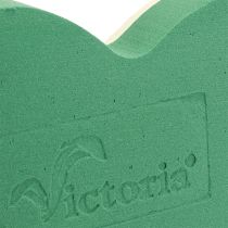 položky Romantické kvetinové penové srdce 30cm zelené, 2 kusy