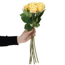 položky Kvetinový aranžmán z ruží pre elegantnú dekoráciu v obývacej izbe 44 cm 6 ks