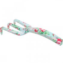 položky Kovové ručné hrable, hrable s motívom ruží, mini hrable L23cm