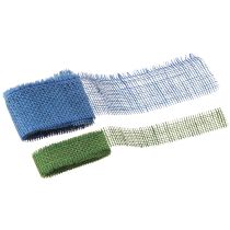 položky Rustikálna jutová stuha farebná rôznofarebná 40/70mm 2m 10ks