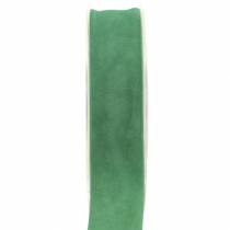 položky Zamatová stuha zelená 25mm 7m