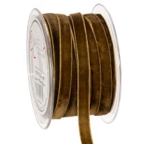 Článok Dekoratívna zamatová stuha, úzka, šírka 10 mm, dĺžka 20 m, na kotúči