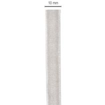 Článok Zamatová stuha, ozdobná stuha na kotúči pre kreatívne dekorácie, šírka 10 mm, dĺžka 20 m