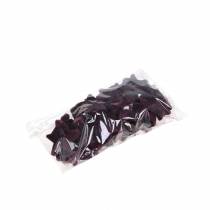 položky Bodová dekorácia hviezdy vločkované zamatové hviezdy fialová bobuľa 4/5cm 40 ks