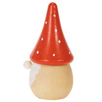 Článok Mini figúrka škriatka, muchotrávka, dekorácia na stôl 10 cm, 6 ks