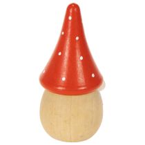 Článok Mini figúrka škriatka, muchotrávka, dekorácia na stôl 10 cm, 6 ks