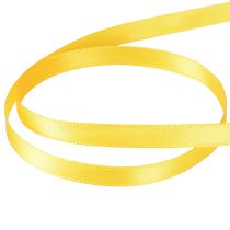 položky Saténová stuha darčeková stuha žltá úzka ozdobná stuha 6mm 50m