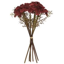 položky Umelé kvety rebríčka červeného, umelá rebríček V30 cm, 6 ks