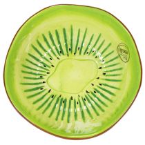 položky Keramická servírovacia misa s motívom kiwi. Ideálna na štýlové jedálenské stoly a bufety. 15 cm.