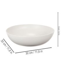 položky Veľká okrúhla misa, všestranná dekoratívna misa, 30 cm