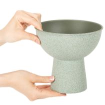 Článok Moderný okrúhly kvetináč na vysokej základni, 18 cm