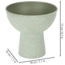 Článok Moderný okrúhly kvetináč na vysokej základni, 18 cm