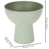 položky Moderný okrúhly kvetináč na vysokej základni, 18 cm