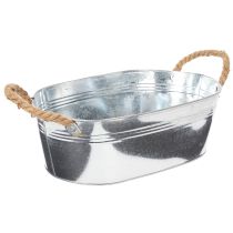 položky Oválna misa 35 cm x 21,5 cm V 11,5 cm, lesklý zinok
