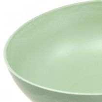 položky Dekoračná miska zelená pastel plastová stolová dekorácia pružina Ø20cm