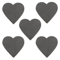 položky Bridlicová dekorácia v tvare srdca pre štýlovú výzdobu stola a kreatívne nápady