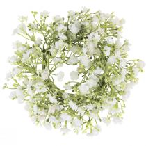 položky Gypsophila veniec Malý umelý kvetinový veniec Ø18cm