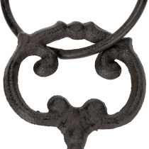 položky Dekoratívny krúžok na kľúče, starožitný dizajn kľúčov, ako nostalgický doplnok do domácnosti, 27 cm