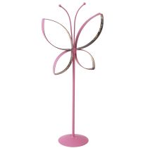 položky Motýľ kovový dekoratívny stojan Fuchsia Gold H29cm 2 ks