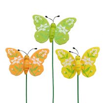 položky Farebné motýle. 6cm L25cm 15ks