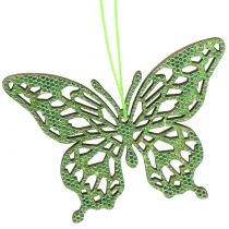 položky Deco vešiak motýľ zelený glitr8cm 12ks