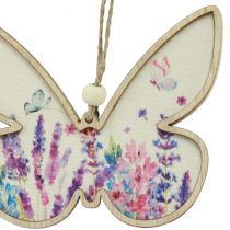 položky Motýľ drevený dekoračný vešiak obliečky 11,5x9,5cm 6ks