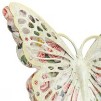 položky Nástenná dekorácia kovová dekorácia motýľ vidiecky štýl Š21,5cm