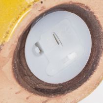 položky Keramický dekoratívny slimák s LED osvetlením. Zábavná dekorácia na stôl do domácnosti a na balkón. 12 cm, 2 kusy.