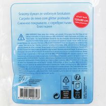 položky Snehová prikrývka sľudový snehový koberec so striebornými trblietkami 120×80cm