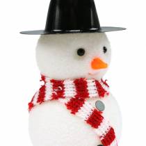položky Vianočná ozdoba na stromček snehuliak s klobúkom na zavesenie V8cm 12ks