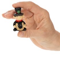 Článok Figúrka kominára na nalepenie, talizmanom pre šťastie, 5 cm, 6 dielikov