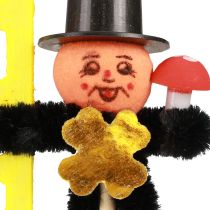 položky Kvetinové kolíky pre kominárov, silvestrovské dekorácie, talizmany pre šťastie, 17 cm, 36 kusov