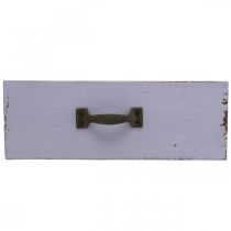 položky Kvetináč Dekoratívna zásuvka Shabby Chic Wood Purple 25×13×8cm