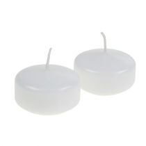 položky Plávajúce sviečky biele 4,5cm 8ks