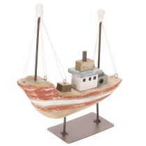 položky Dekoratívny drevený model lode na parapet 20 cm