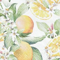 položky Obrúsky letná dekorácia na stôl citrónová dekorácia 25x25cm 20ks