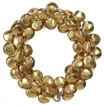 položky Krúžky na obrúsky zlaté kovové zvončeky Ø5cm 8 ks