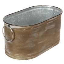 položky Sada kovových kvetináčov a vaní, vintage retro štýl, D22,5 cm/27 cm/31 cm