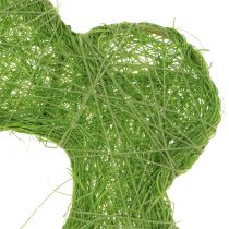 položky Sisalový kvet zelený Ø7,5cm 25str