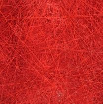položky Dekorácia srdca sisalové srdce so sisalovými vláknami v červenej farbe 40x40cm