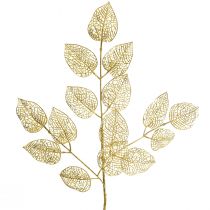 položky Kostrové listy Umelé vŕbové listy zlatý konár Deco 63cm
