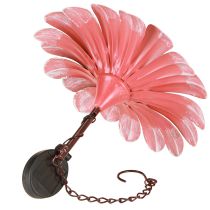 položky Solárne LED kvetinové záhradné svetlo LED kovové ružové Ø30cm