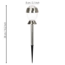 položky Solárne záhradné lampy s hrotom 36 cm – set 4 ks